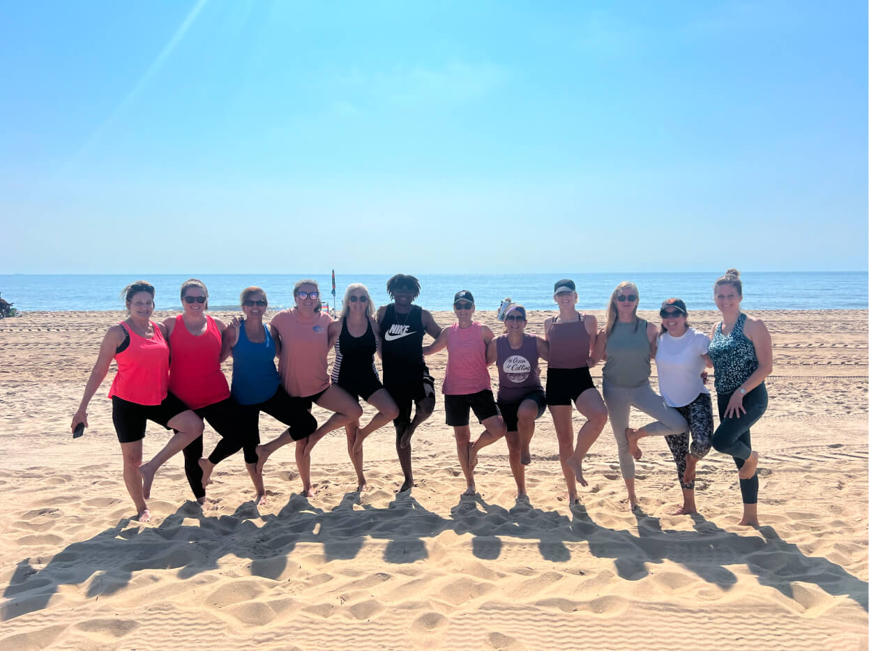 Group Picture in the Beach